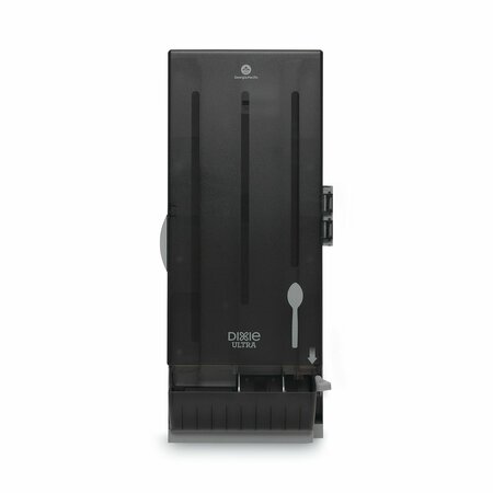 Dixie SmartStock Utensil Dispenser, Spoon, 10x8.75x24.75, Translucent Black SSSD120